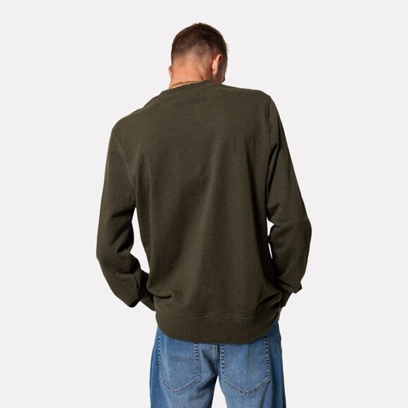 BNWT Revolution of 1995 - Evergreen Men's Army-Green Crewneck Sweatshirt - Picture 3 of 5